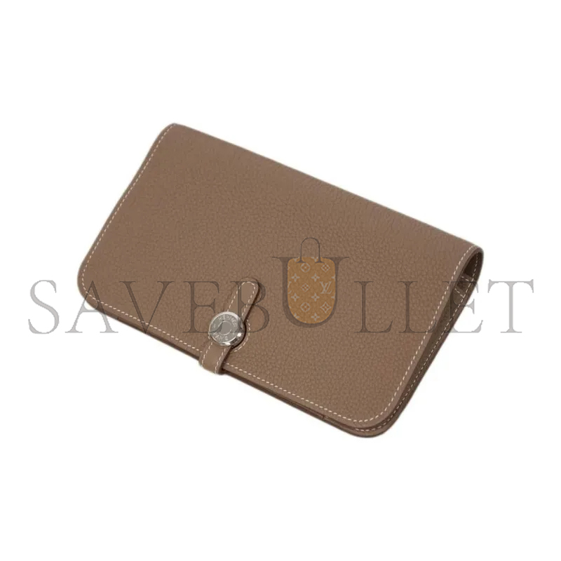 H**mes dogon togo calfskin long wallets h043070ck18 (20*12*1cm)